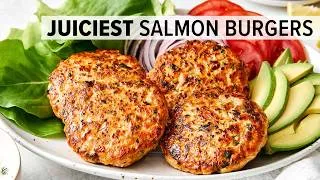 Thumbnail: SALMON BURGERS | These are insanely good!