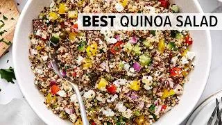 Thumbnail: MEDITERRANEAN QUINOA SALAD | I'm obsessed with this healthy summer salad!