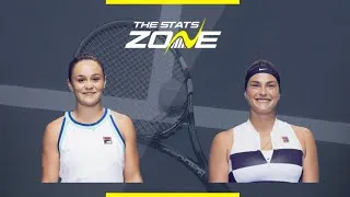 Thumbnail: Barty vs  Sabalenka Madrid 2021 WTA
