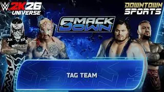 Thumbnail: Lucha Bros vs MFTs | Smackdown 08.28.2026 | WWE 2K26 Universe