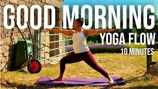 Thumbnail: 10 Minute Morning Yoga To Feel Great! | Start your day right!