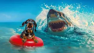 Thumbnail: Jaws of a Dachshund! Cute and funny dog video!