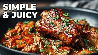 Thumbnail: This Is the Most Delicious Meat in Sauce I’ve Ever Eaten! Simple and Juicy Pork Ribs