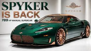 Thumbnail: New Spyker C8 Preliator XXV Has 789 HP and a Manual