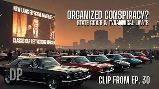 Thumbnail: 🚨 New Laws Hit Classic Cars HARD — Is This the "Kill Switch" Conspiracy?