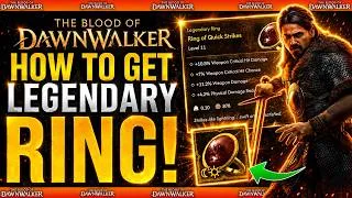 Thumbnail: The Blood Of Dawnwalker - How To Get Ring Of Quick Strikes Legendary Ring Complete Guide