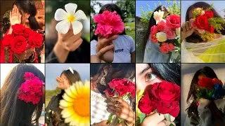 Thumbnail: 🌸 Hidden Face With Flower DP ❤️ Cute Girls Photo Poses ✨ Aesthetic WhatsApp & Instagram DP