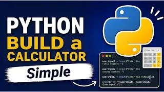 Thumbnail: Python Calculator Made Simple | Learn Python Step by Step