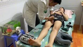 Thumbnail: Percussive Therapy for Leg Recovery | Tissue Relaxation Techniques Dr. Channie Massage