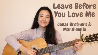 Thumbnail: leave before you love me - jonas brothers and marshmellow