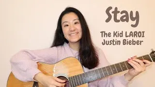 Thumbnail: stay- justin bieber and the kid laroi | easy guitar tutorial for beginners