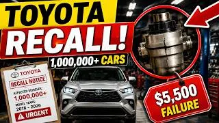 Thumbnail: Toyota Recalled 1,000,000+ Cars in 2026 — Check Your VIN NOW(60 chars)