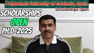 Thumbnail: University of Catalonia, Spain || Ph.D Scholarships-Open-2025 || Dr. Muhammad Imran Kanjal