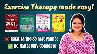 Thumbnail: How to Study Exercise Therapy in BPT | Complete Study Guide + Exam Tips (2026)