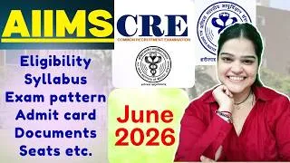 Thumbnail: AIIMS physiotherapy job vacancy JUNE 2026 || 20+ seats vacancy🔥