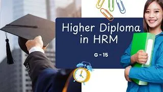 Thumbnail: Higher Diploma in HRM- G 15- 2026.07.22