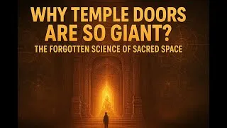 Thumbnail: “Why Temple Doors are Giant? – The Forgotten Psychology of Sacred Space”