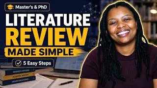 Thumbnail: How to Conduct a Literature Review | 5 Easy Steps for Master's & PhD Students
