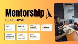 Thumbnail: Launching 1:1 Personalised Mentorship by Dr. UPSC