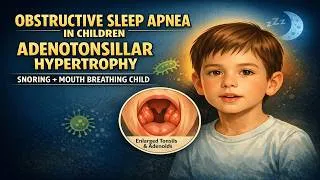 Thumbnail: Obstructive Sleep Apnea in Children | Adenotonsillar Hypertrophy Quiz & Review