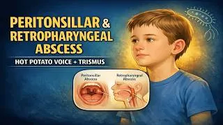 Thumbnail: Peritonsillar & Retropharyngeal Abscess Quiz | Pediatric Case Review