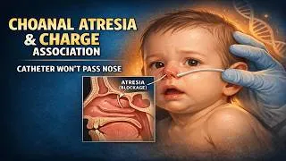 Thumbnail: Choanal Atresia & CHARGE Association – Interactive Quiz | Pediatric Case Review