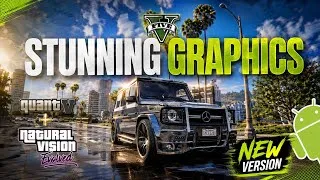 Thumbnail: QuantV + Natural Vision Evolved MODS Run On Gamehub | ANDROID • GTA V Unbelievable Graphics