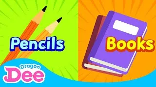 Thumbnail: School Song | 2022 Mother Goose Nursery Rhymes 🎵 |  Dragon Dee Kids Songs