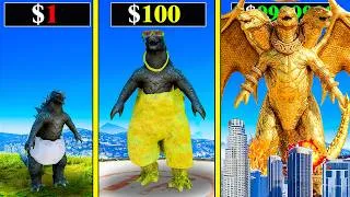Thumbnail: $1 GODZILLA to $1,000,000 GOLD GODZILLA in GTA 5