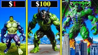 Thumbnail: $1 HULK VENOM to $1,000,000 GOD HULK VENOM in GTA 5