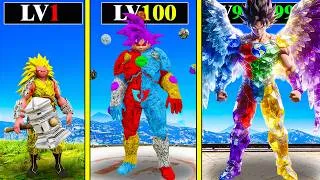Thumbnail: LEVEL 1 GOKU to LEVEL 1,000,000 ANGEL CRYSTAL GOKU in GTA 5