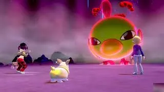 Thumbnail: Pokemon Sword and Shield Catching Gigantamax Natu