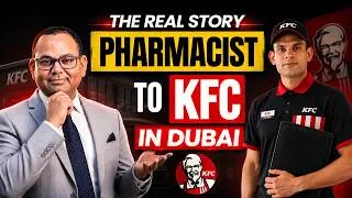 Thumbnail: Pharmacist to KFC Job in Dubai | Struggle, Salary & Real Story Explained | Pharmacy Career Reality