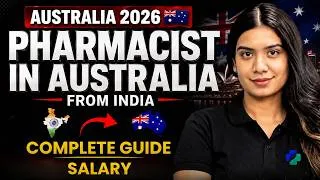 Thumbnail: Work as a Pharmacist in Australia from India | Complete Process 2026 | OPRA Exam to Registration