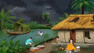 Thumbnail: तूफानी बारिश में एक गरीब मछुवारा की किस्मत | Ek Greeb Kisan ki kismat | Hindi Story | Hindi Kahani 
