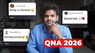 Thumbnail: QNA 26' : Residency, YouTube, Money & My Engagment | Dr. Anuj Pachhel