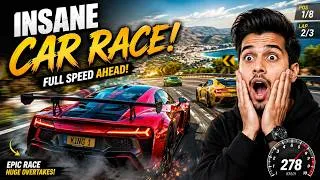 Thumbnail: 🏎️ INSANE Car Race! 🔥 | Extreme Speed & Crazy Overtakes