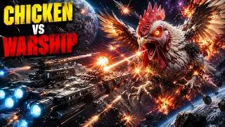 Thumbnail: ⚔️ Futuristic Warship Battles Giant Chicken in Space! | Chicken Game | Game Play | Gamer