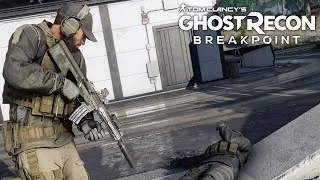Thumbnail: SOLO TACTICAL STEALTH GAMEPLAY - Elite Operator Clearing Base 4K NO HUD - Ghost Recon Breakpoint