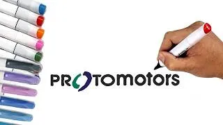 Thumbnail: How to draw Protomotors logo