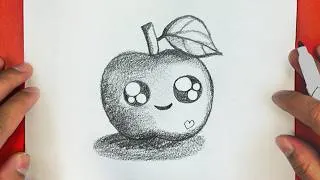 Thumbnail: HOW TO DRAW A CUTE APPLE, Draw cute things
