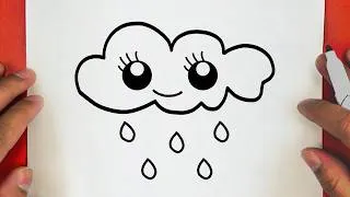 Thumbnail: HOW TO DRAW A CUTE RAIN CLOUD, STEP BY STEP, DRAW Cute things