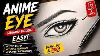 Thumbnail: How To Draw an Anime Eye Step By Step | Easy Pencil  Drawing Tutorial