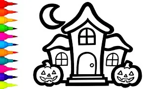 Thumbnail: How to Draw a Halloween House | Halloween House Drawing Step-by-Step Tutorial 🎃 🏠