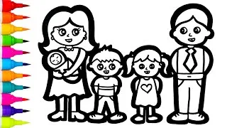 Thumbnail: How to Draw a Family | Family Drawing Step-by-Step Tutorial
