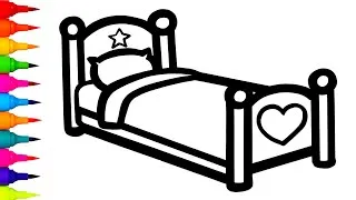 Thumbnail: How to Draw a Bed | Bed Drawing Step-by-Step Tutorial 🛏️
