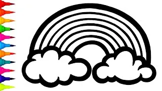 Thumbnail: How to Draw a Rainbow with Clouds | Rainbow Drawing Step-by-Step Tutorial 🌈☁️