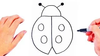 Thumbnail: Easy Drawings for Kids | How to draw a cute Ladybud