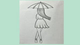 Thumbnail: How to draw a girl | ART | pencil drawing step by step 
