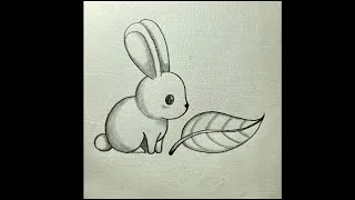 Thumbnail: How to draw a rabbit with leaf | Art video | drawing fantasy 
